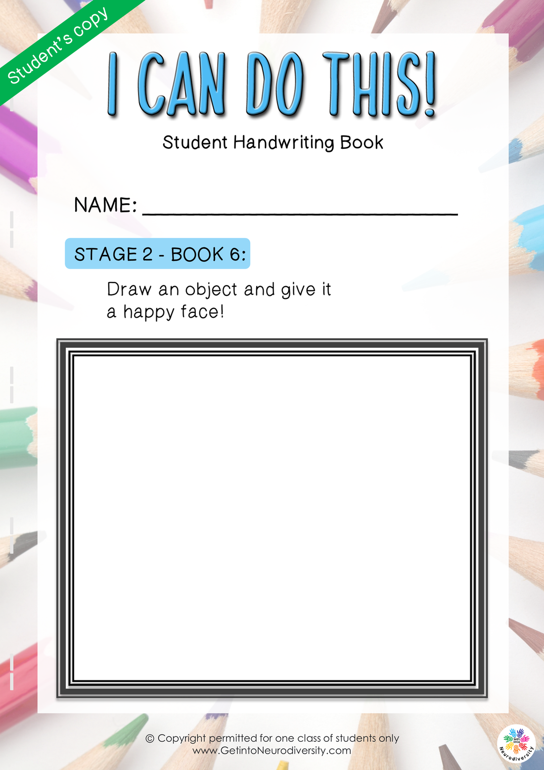 I Can Do This Handwriting Program (Stage 1 & 2)