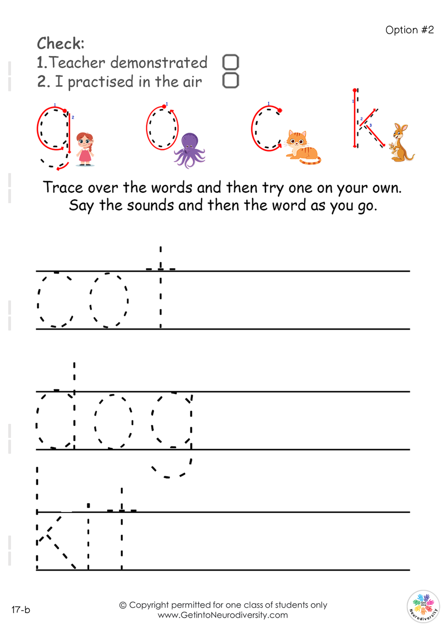 I Can Do This Handwriting Program (Stage 1 & 2)