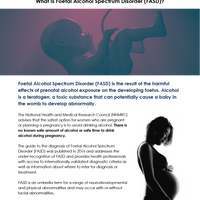 Foetal Alcohol Spectrum Disorder