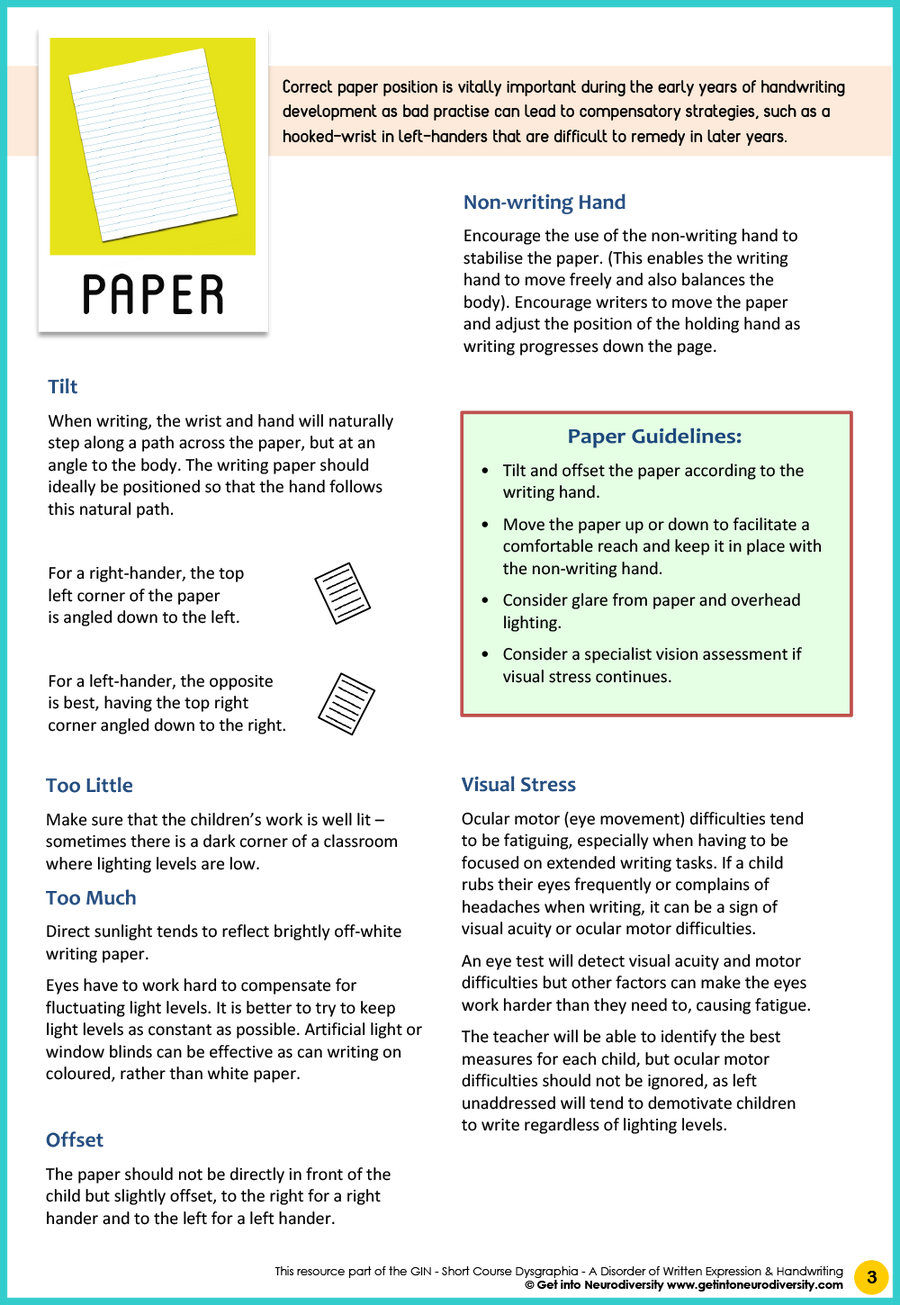 Best Practice for Teaching Handwriting